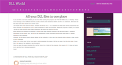 Desktop Screenshot of dllworld.org