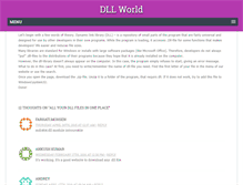 Tablet Screenshot of dllworld.org